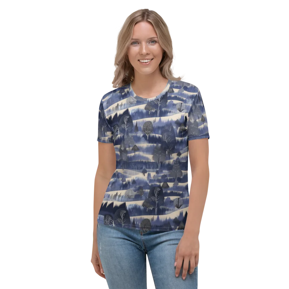 Indigo Winterwood on Women's Crew Neck T-Shirt — Front