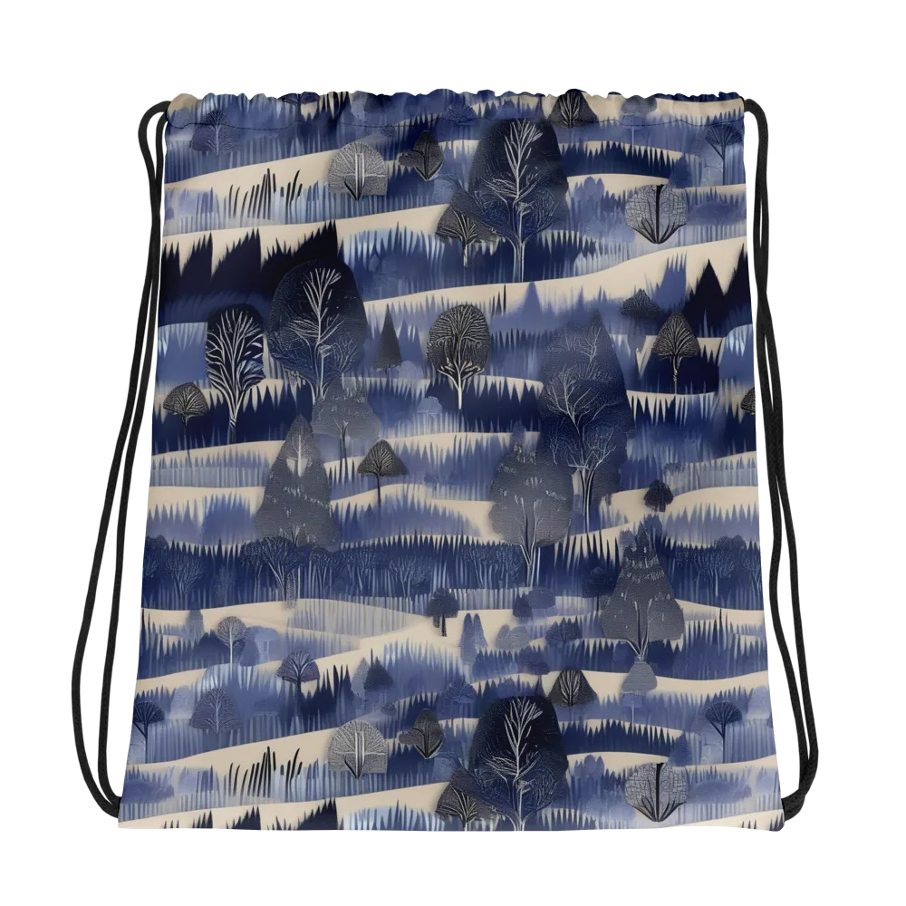 Indigo Winterwood on Drawstring Bag — Photo