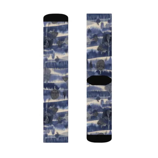 Indigo Winterwood on a Socks
