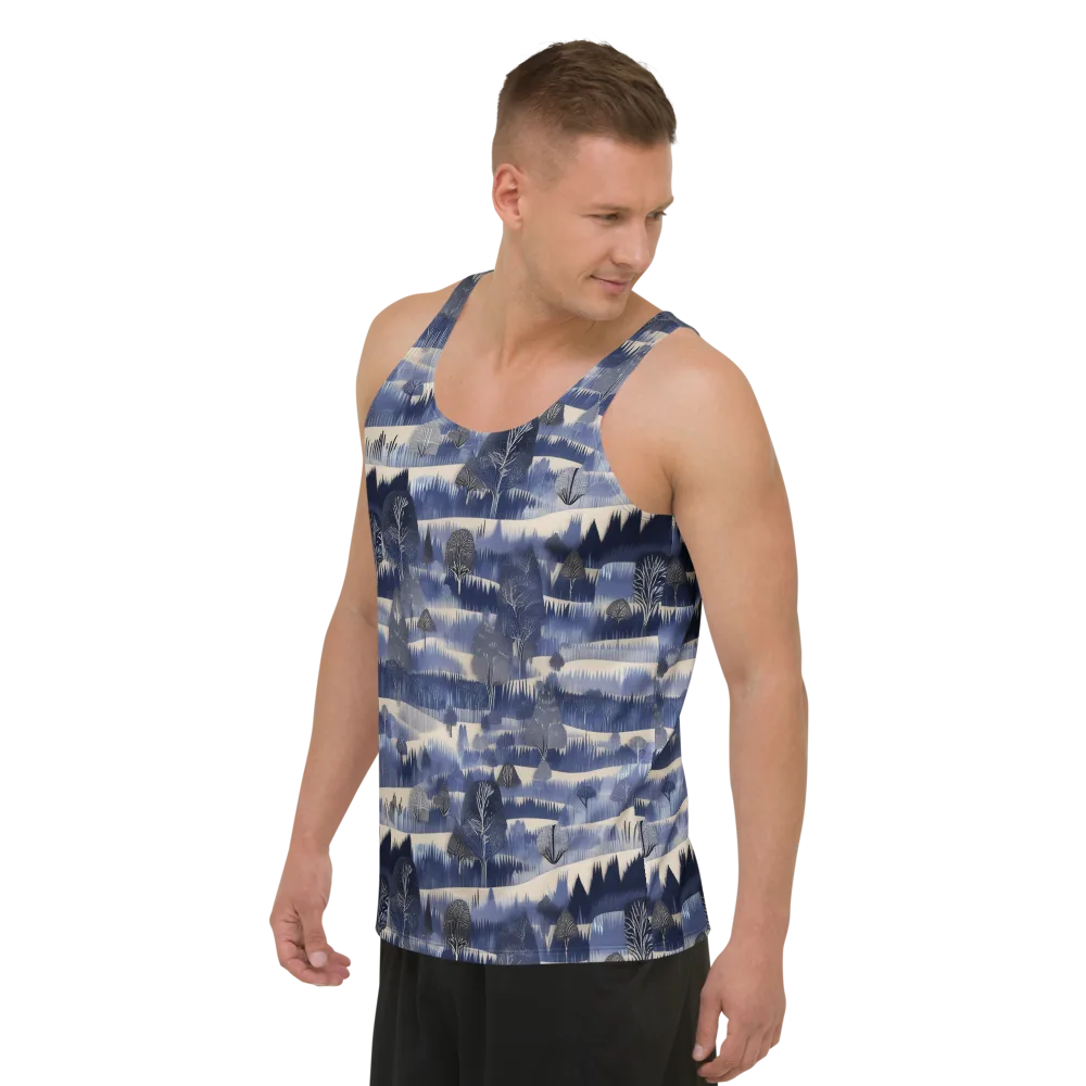 Indigo Winterwood on Men's Tank Top — Left Front