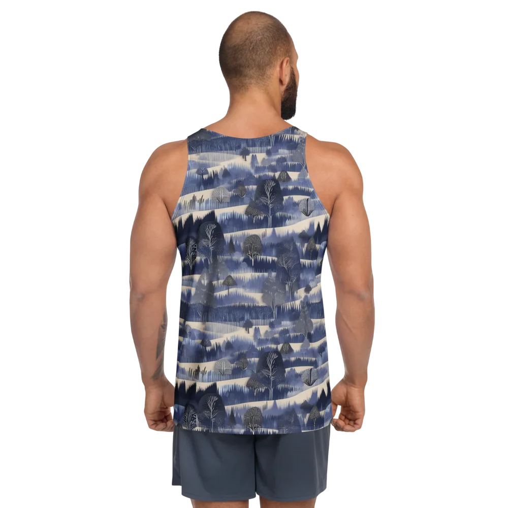 Indigo Winterwood on Men's Tank Top — Back