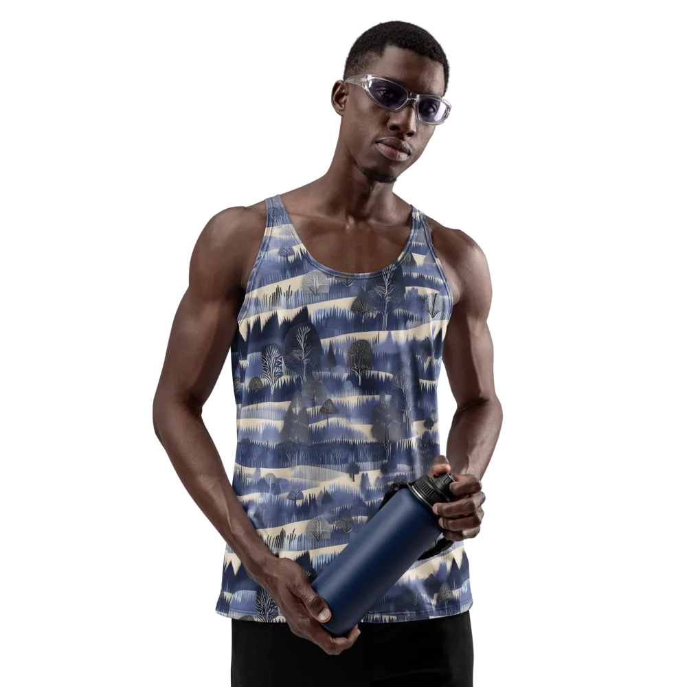Indigo Winterwood on Men's Tank Top — Front