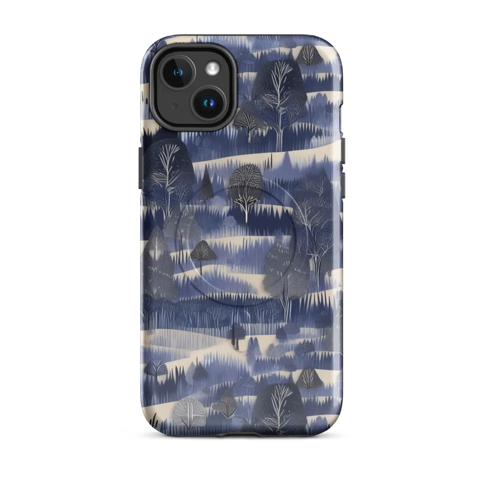 Indigo Winterwood on MagSafe Tough Case for iPhone® — Front