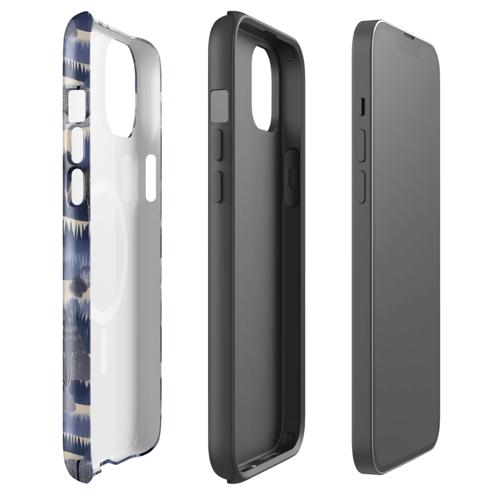 Indigo Winterwood on MagSafe Tough Case for iPhone® — Front