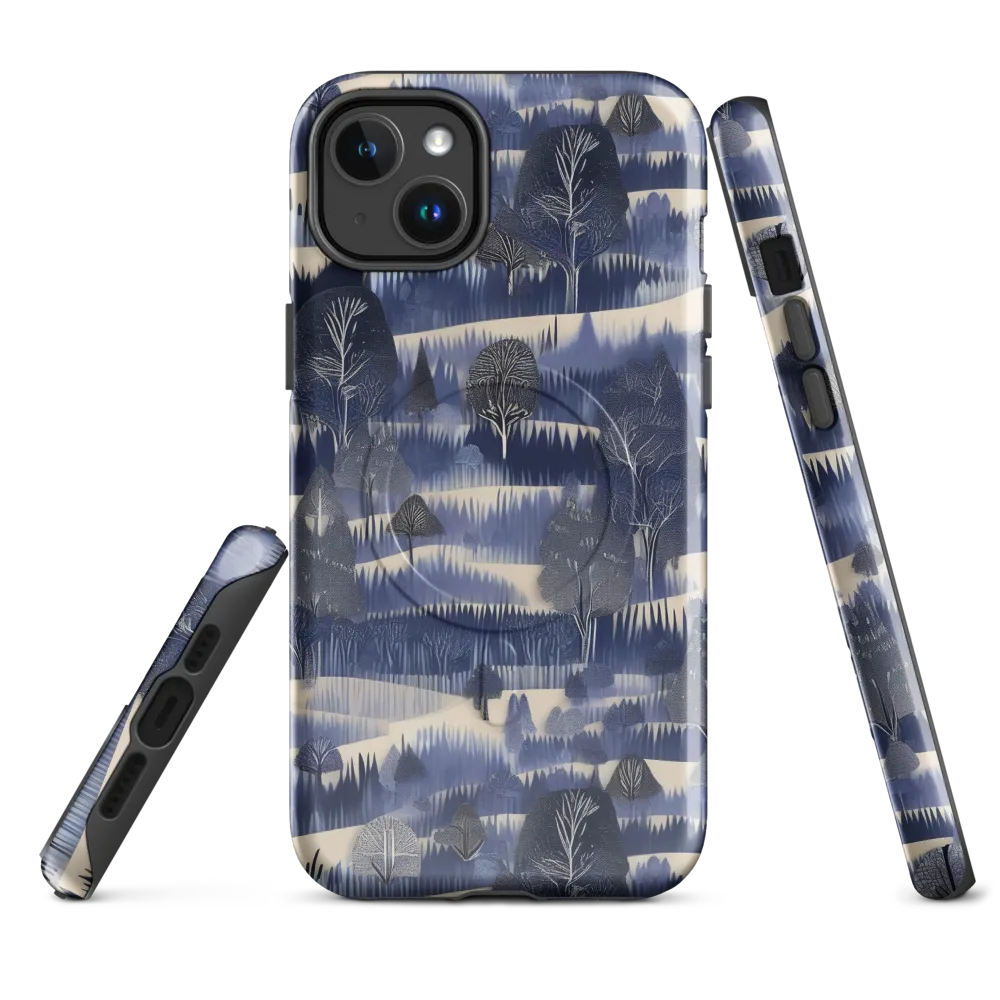 Indigo Winterwood on MagSafe Tough Case for iPhone® — Front