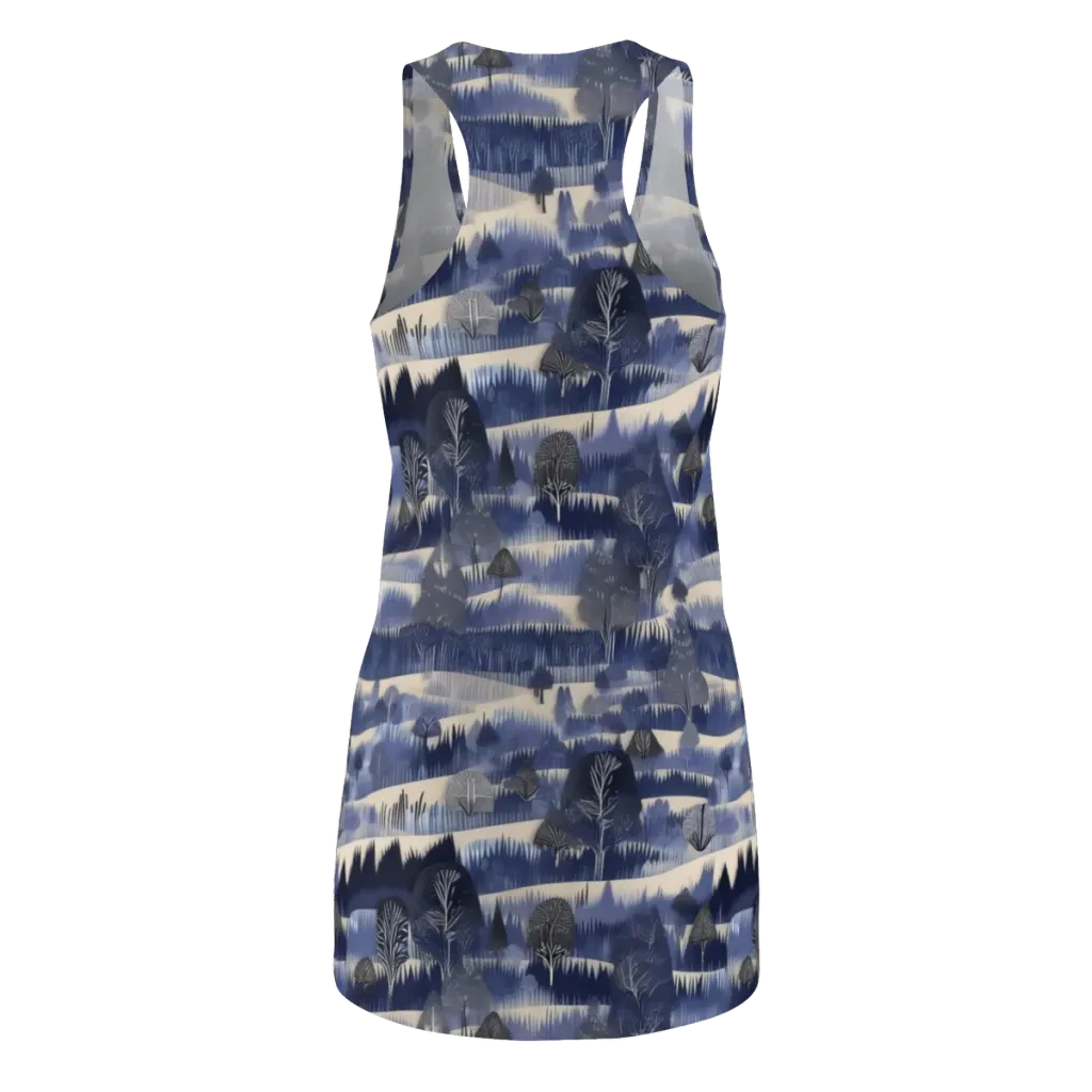 Indigo Winterwood on Racerback Dress — Back