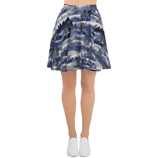 Indigo Winterwood on a Skater Skirt