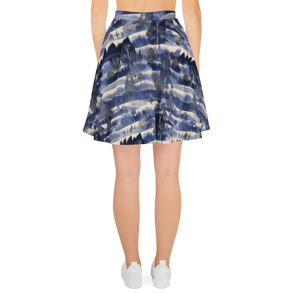 Indigo Winterwood on Skater Skirt — Back
