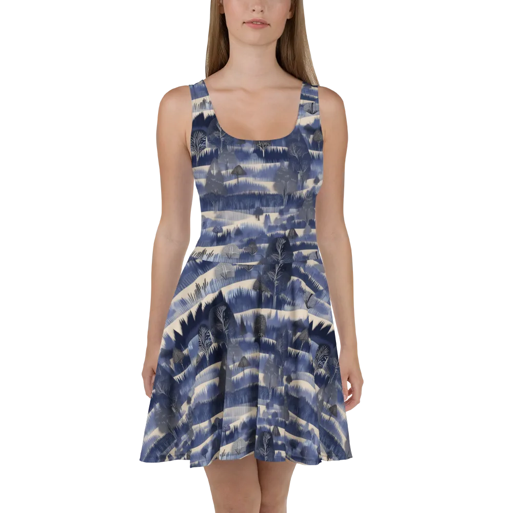 Indigo Winterwood on Skater Dress — Front