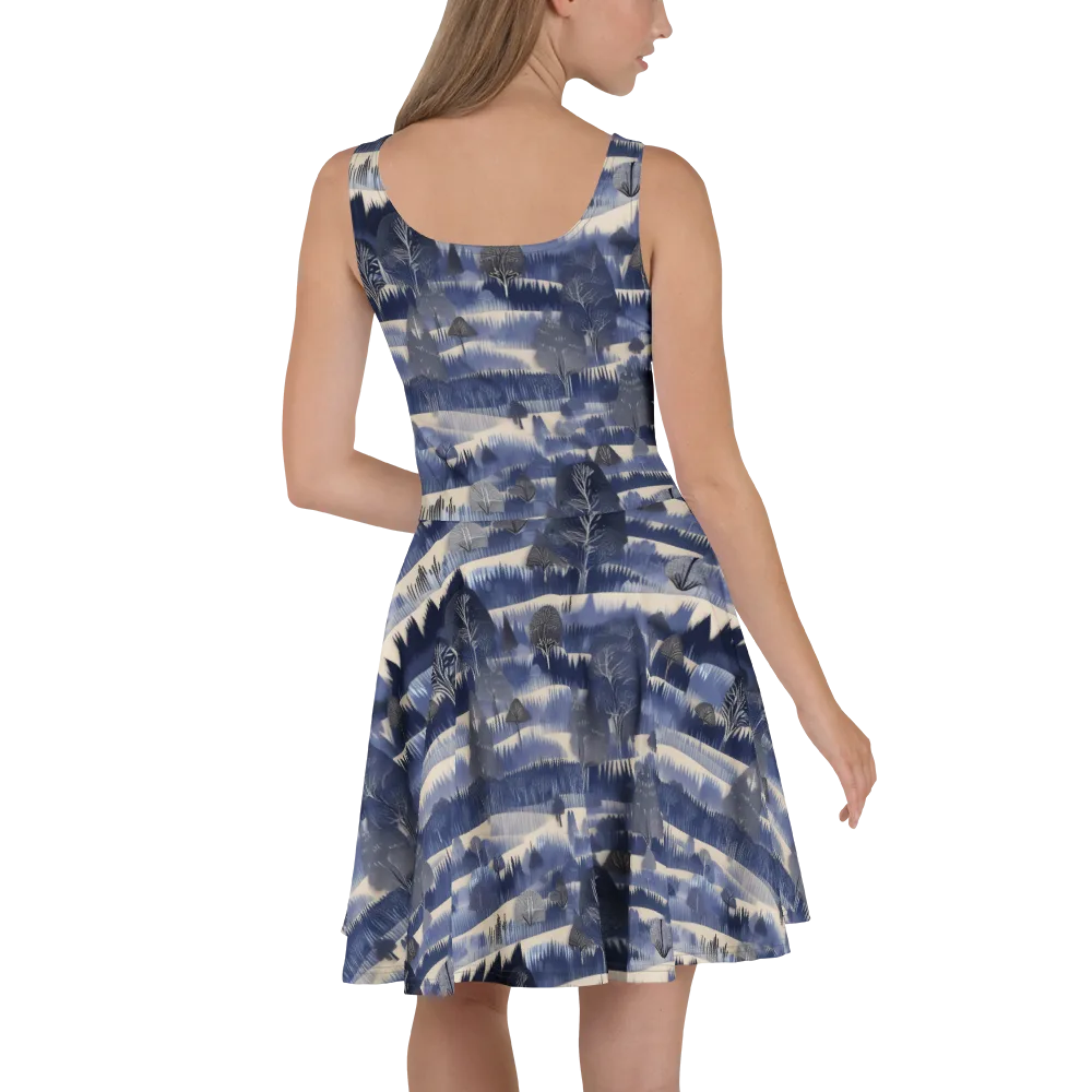 Indigo Winterwood on Skater Dress — Back