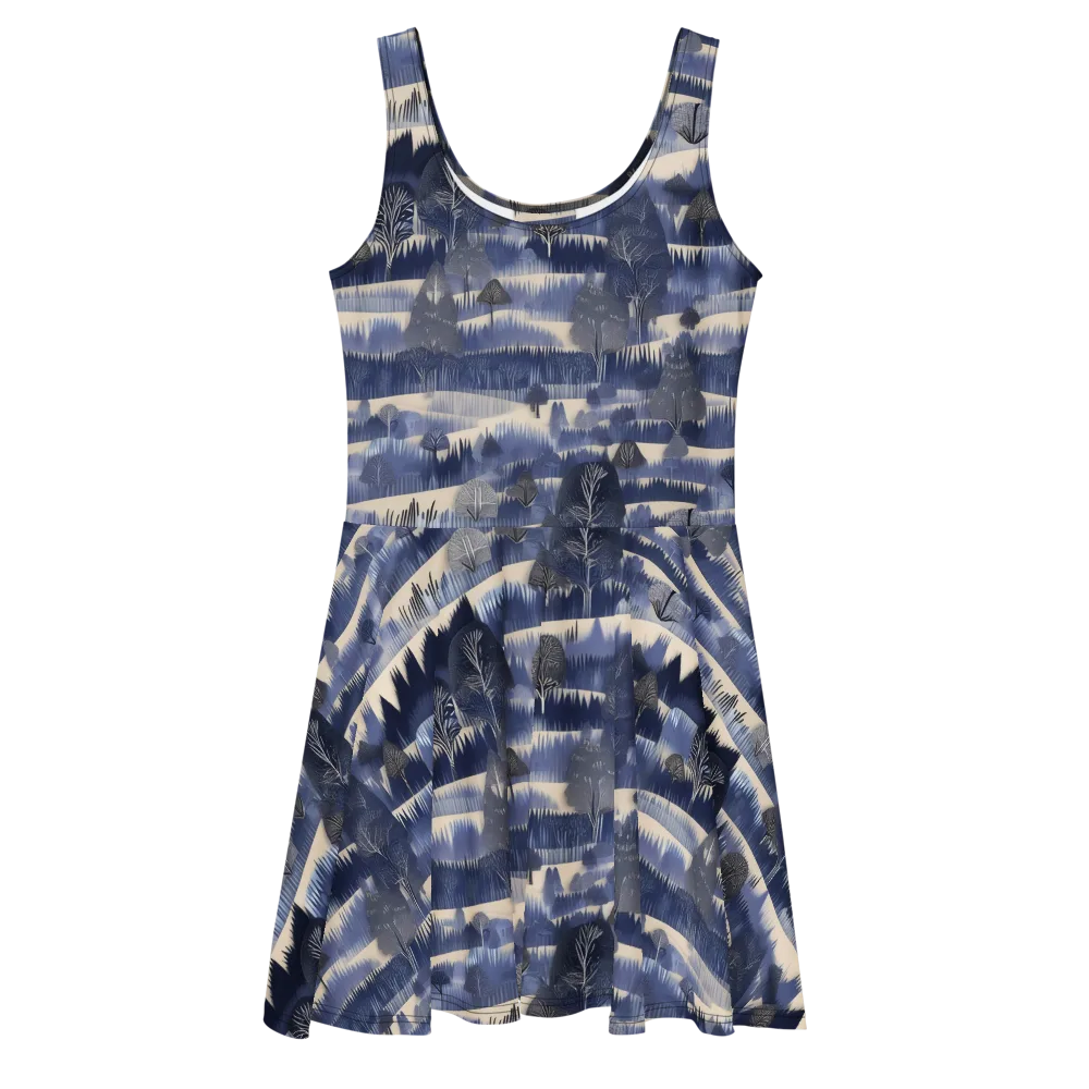 Indigo Winterwood on Skater Dress — Front
