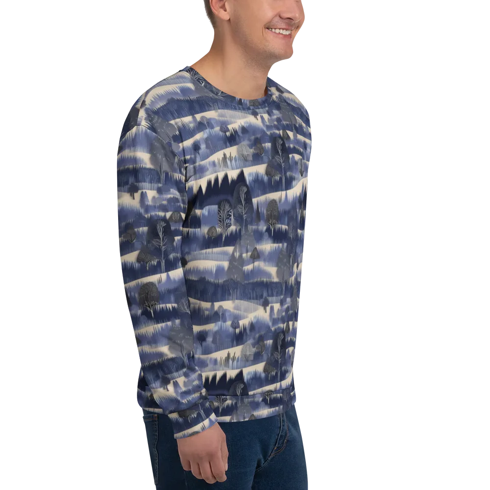 Indigo Winterwood on Sweatshirt — Right Front