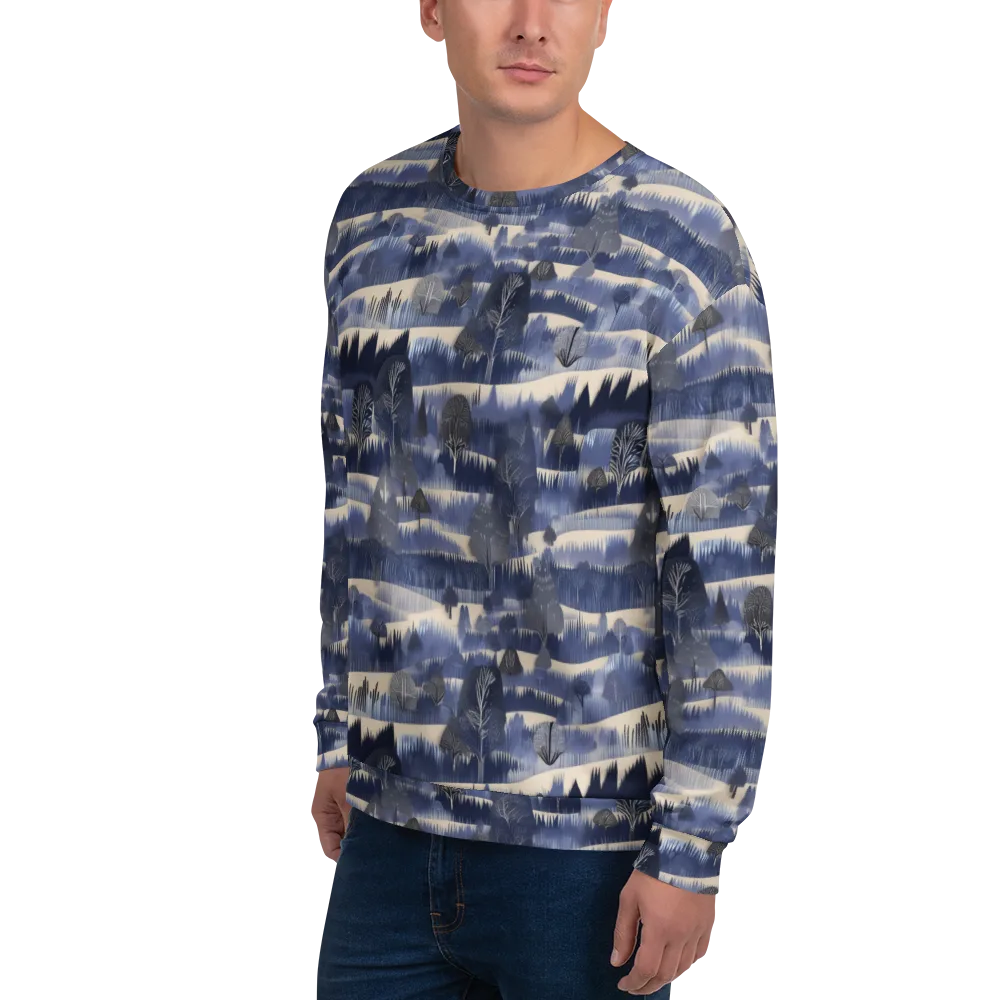 Indigo Winterwood on Sweatshirt — Left Front