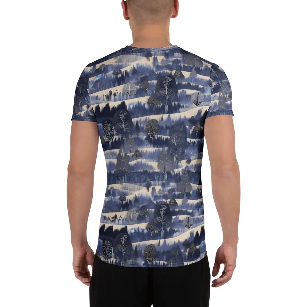 Indigo Winterwood on Men's Athletic T-Shirt — Back