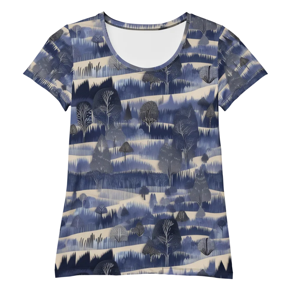 Indigo Winterwood on Women's Athletic T-Shirt — Front