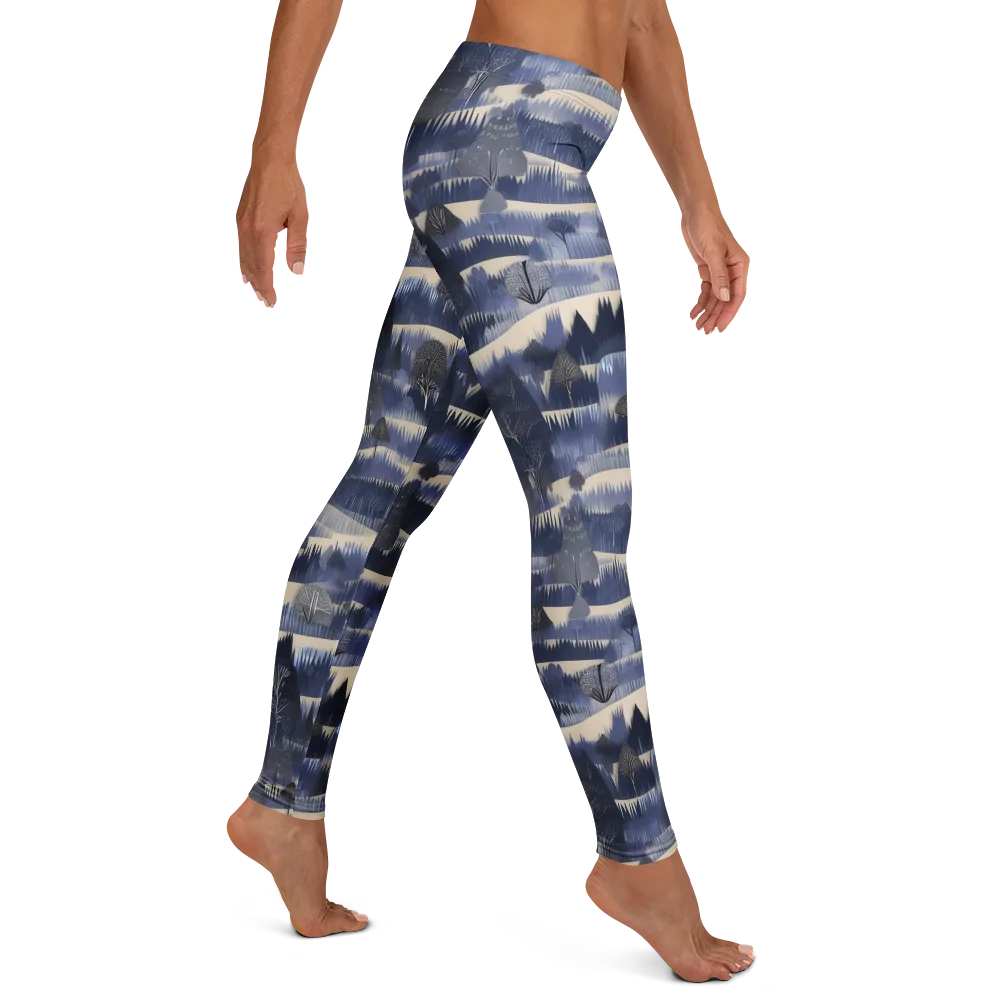 Indigo Winterwood on Leggings — Right