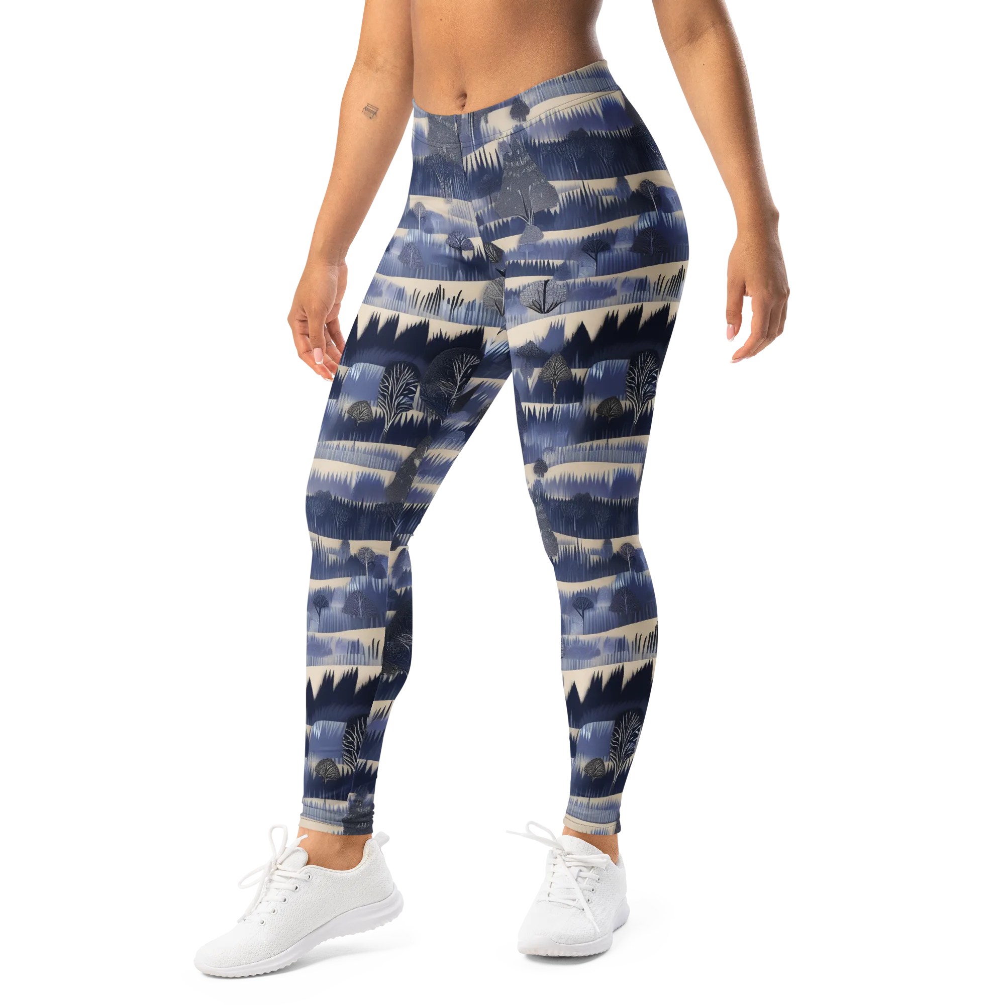 Indigo Winterwood on Leggings — Left Front