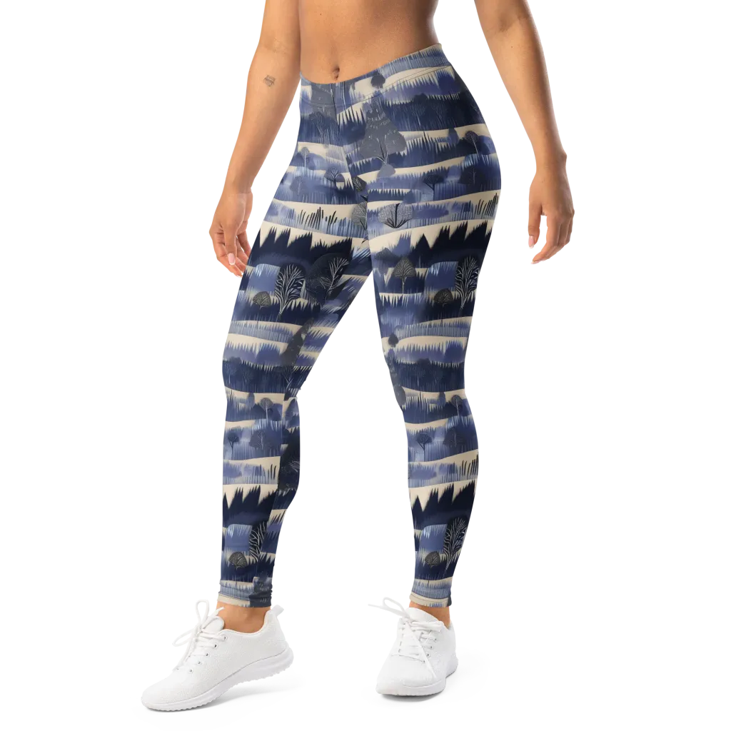 Indigo Winterwood on Leggings — Left Front