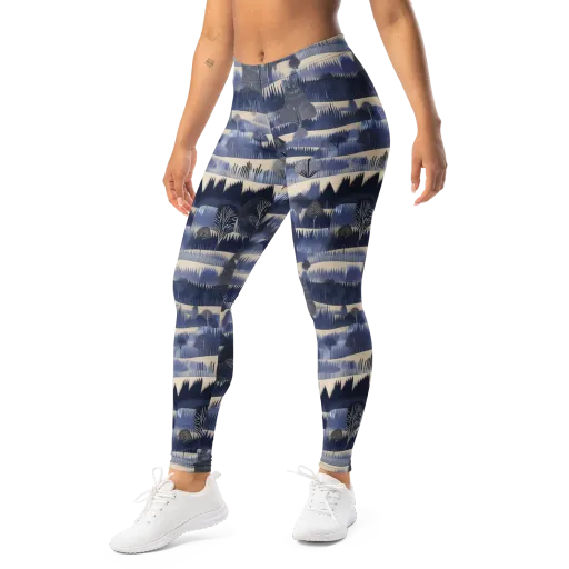 Indigo Winterwood on a Leggings