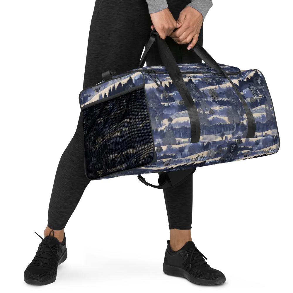 Indigo Winterwood on Duffle Bag — Right Front