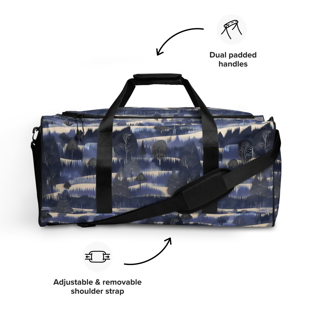 Indigo Winterwood on Duffle Bag — Front