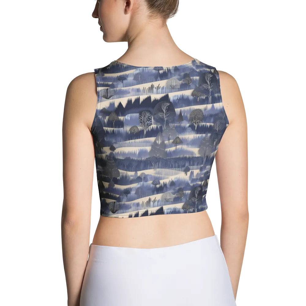 Indigo Winterwood on Crop Top — Back
