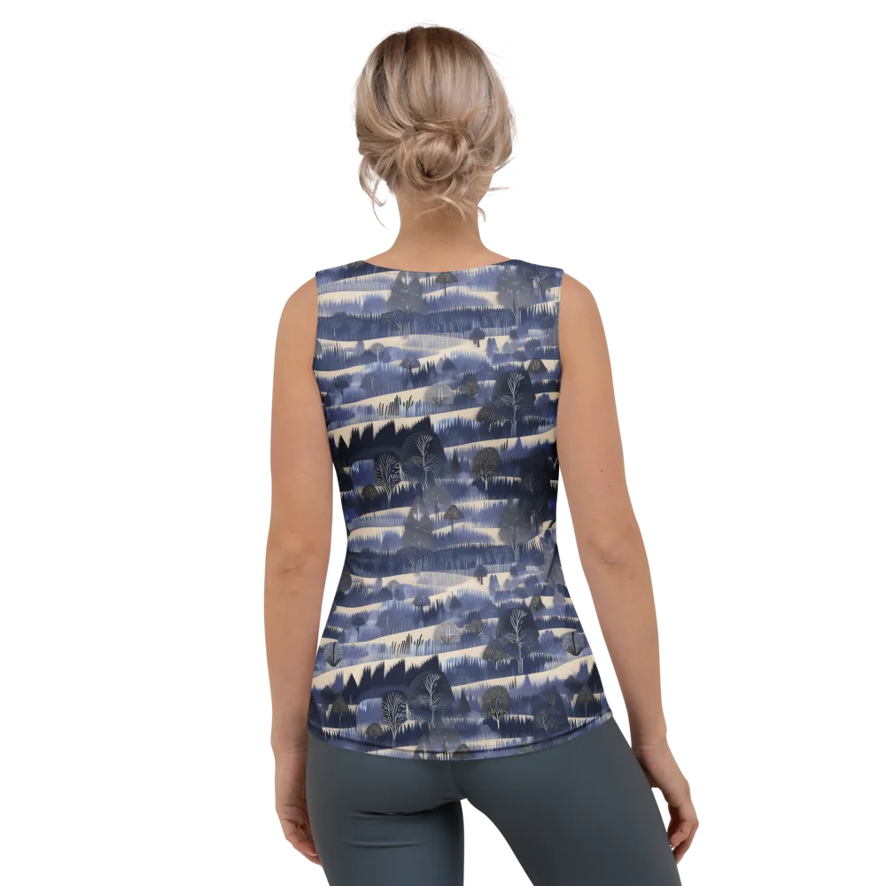 Indigo Winterwood on Women's Tank Top — Back