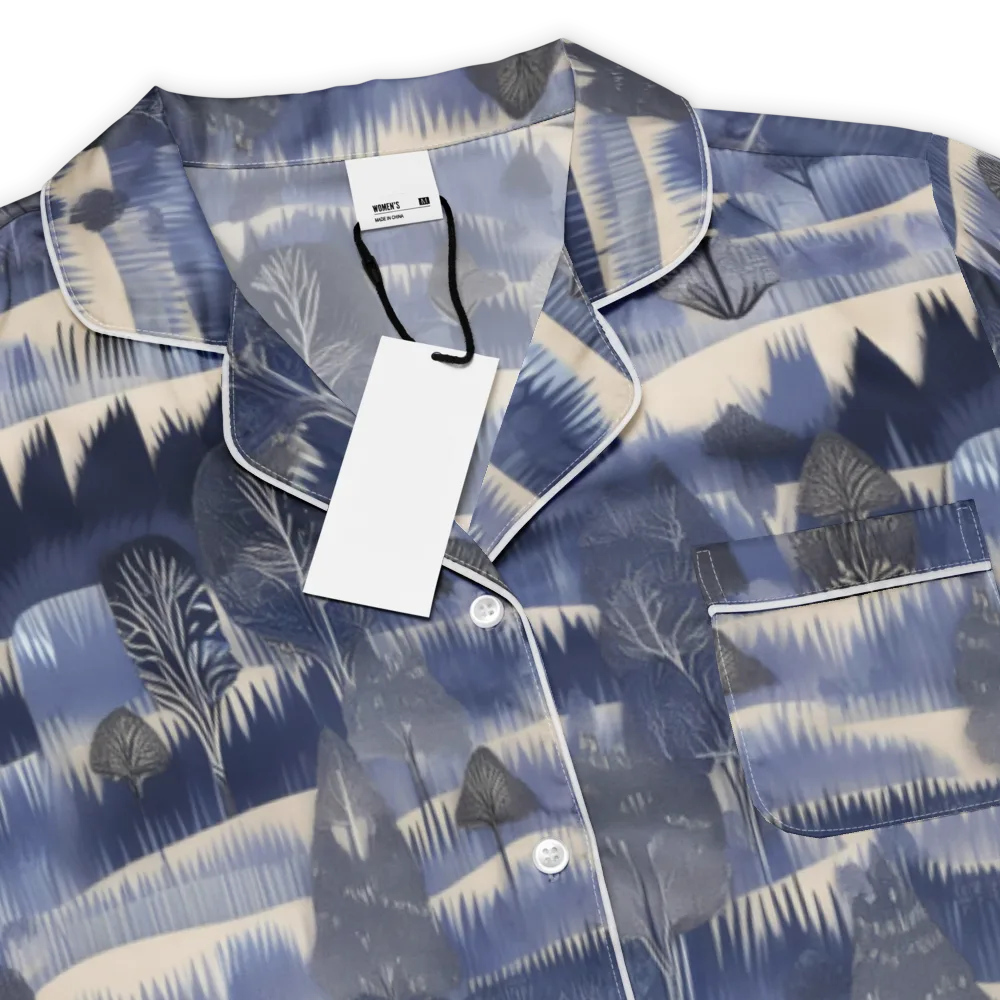 Indigo Winterwood on Women's Short Sleeve Pajama Top — Product details