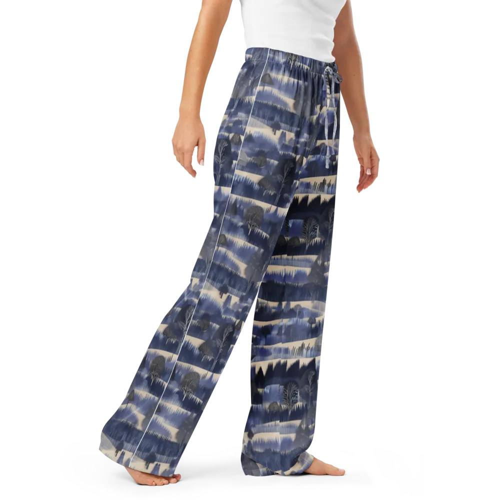 Indigo Winterwood on Women's Pajama Pants — Right Front