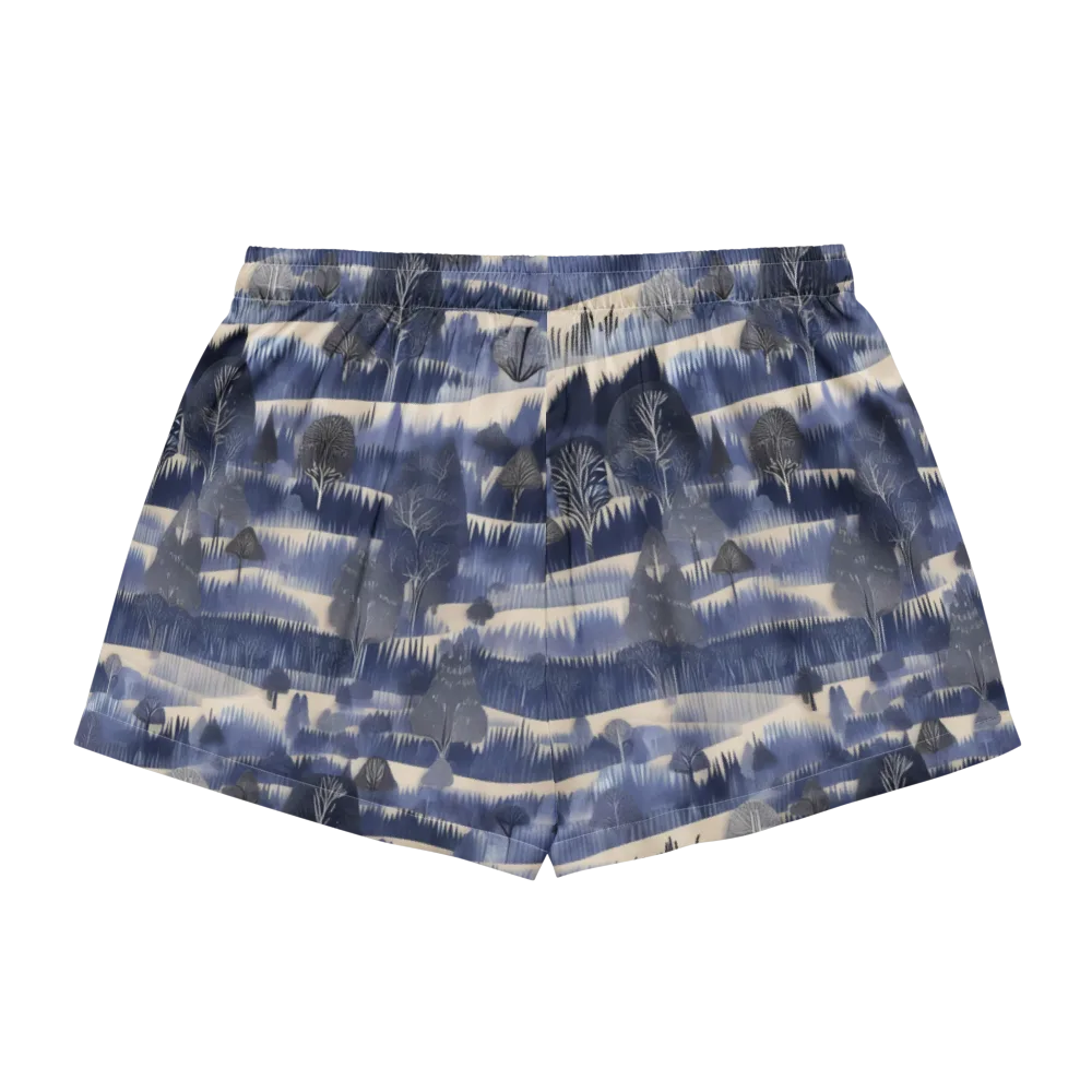 Indigo Winterwood on Women's Pajama Shorts — Back