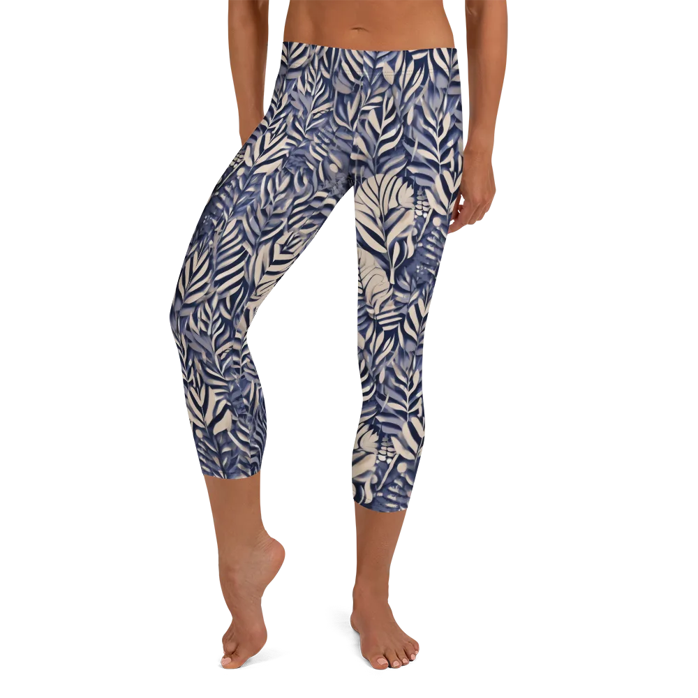 Moonlit Herbarium on Capri Leggings — Front