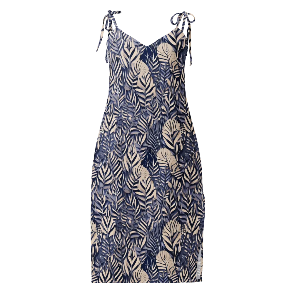Moonlit Herbarium on Slip Dress — Front