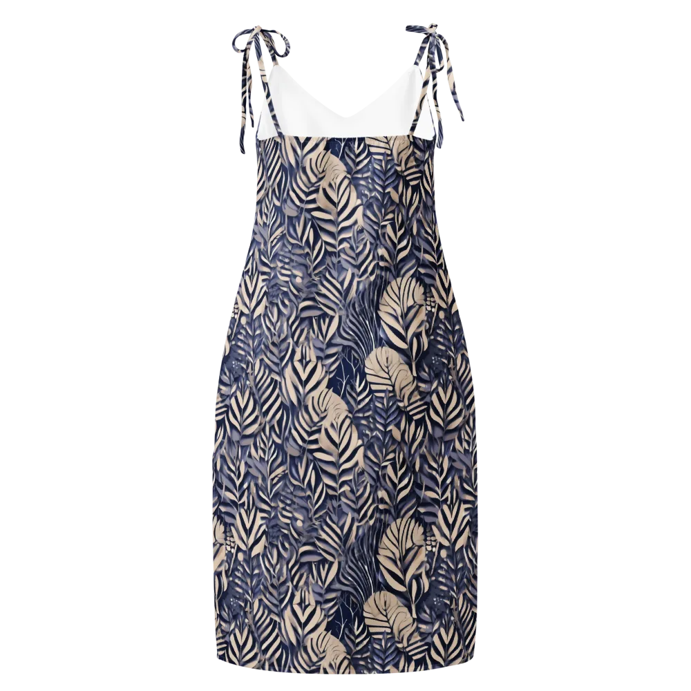 Moonlit Herbarium on Slip Dress — Back