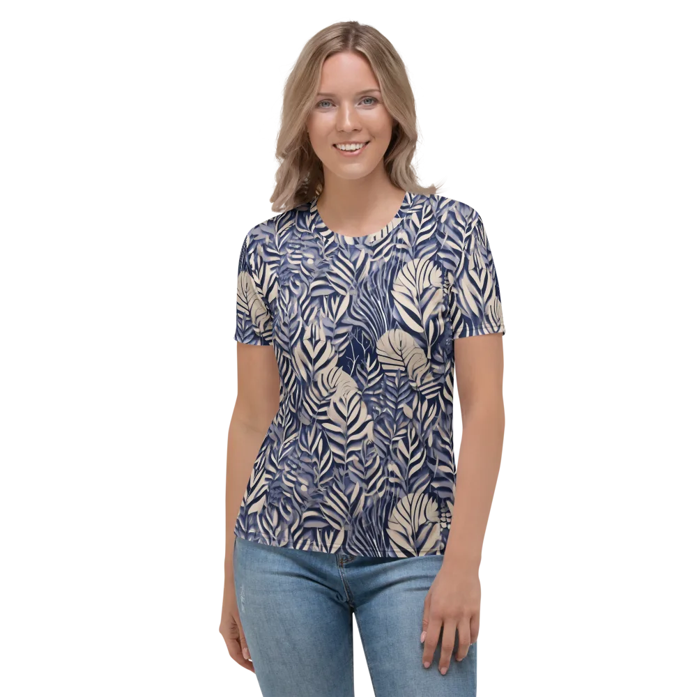 Moonlit Herbarium on Women's Crew Neck T-Shirt — Front