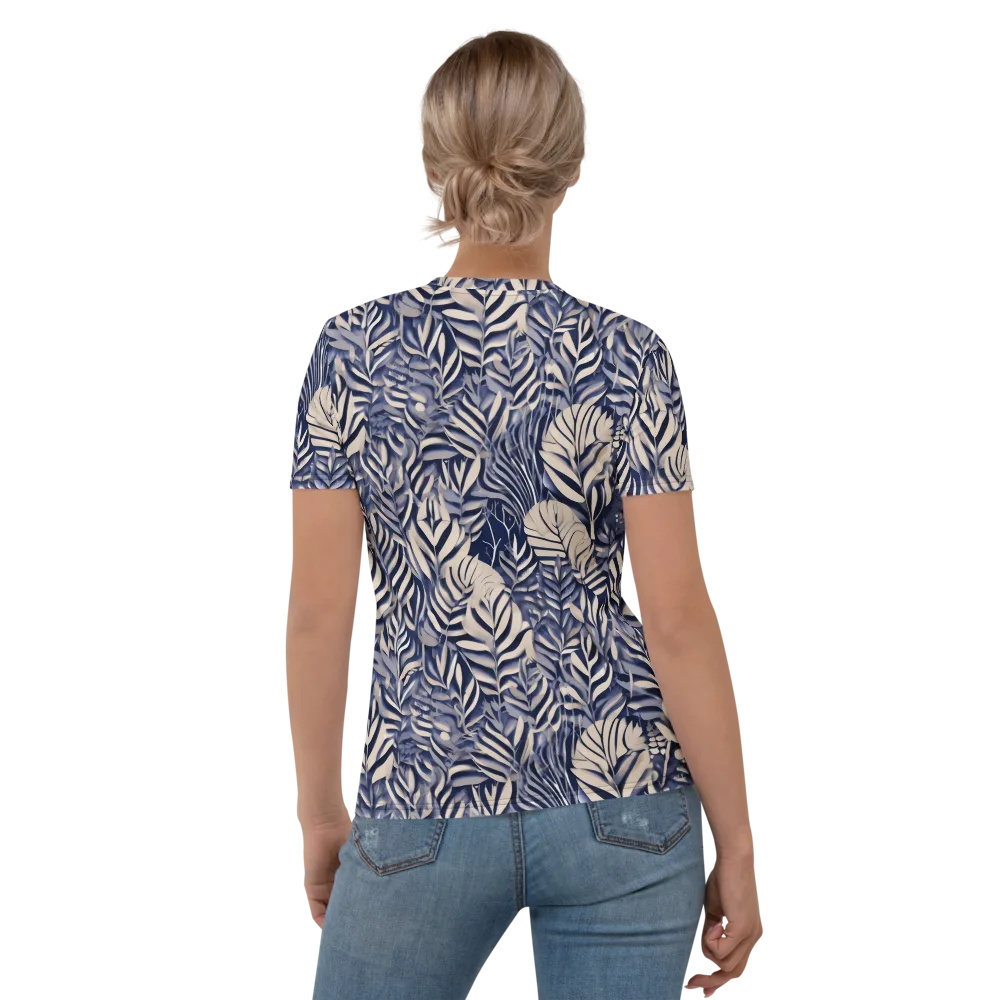 Moonlit Herbarium on Women's Crew Neck T-Shirt — Back