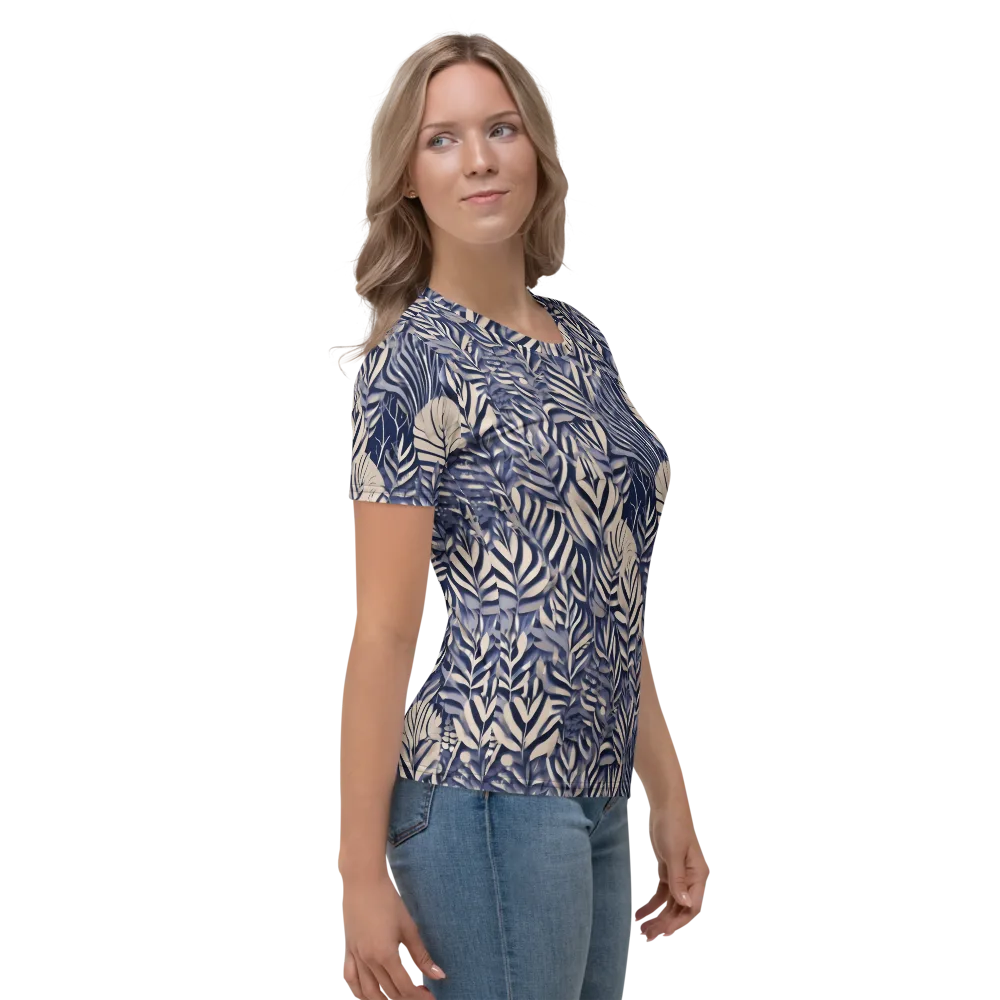 Moonlit Herbarium on Women's Crew Neck T-Shirt — Right