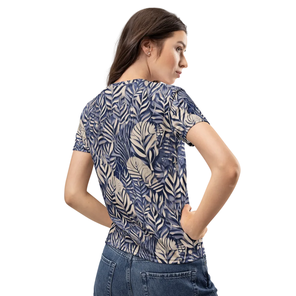 Moonlit Herbarium on Women's Crew Neck T-Shirt — Back