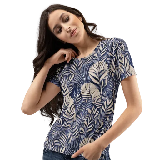Moonlit Herbarium on a Women's Crew Neck T-Shirt