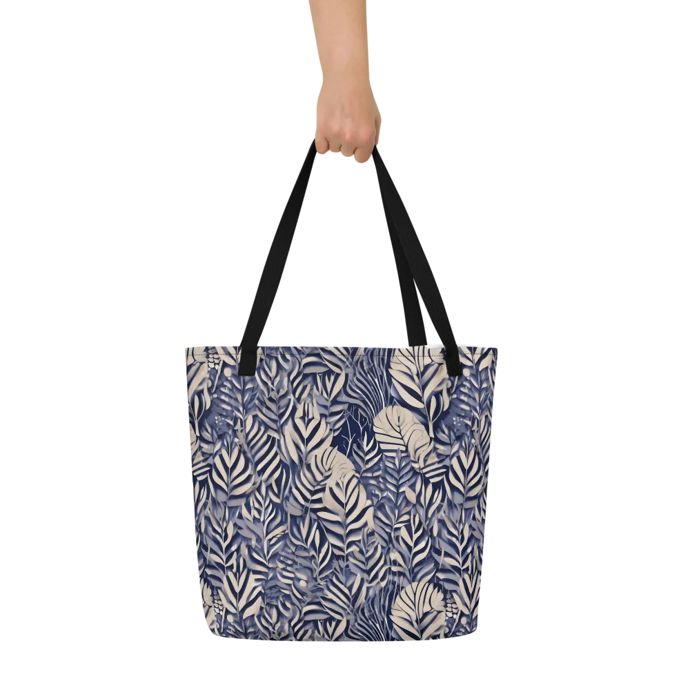Moonlit Herbarium on Large Tote Bag W/ Pocket — Front