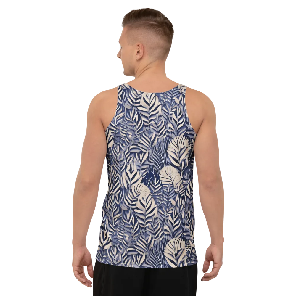 Moonlit Herbarium on Men's Tank Top — Back