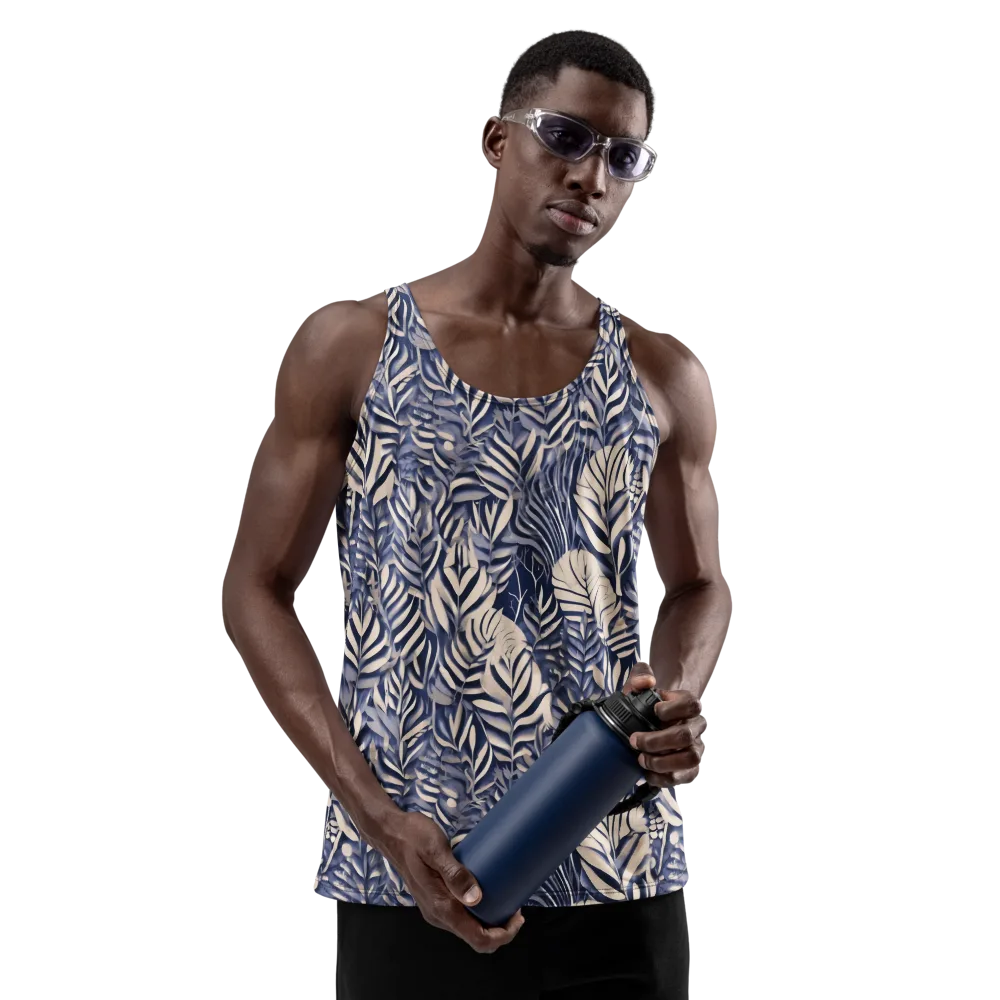Moonlit Herbarium on Men's Tank Top — Front