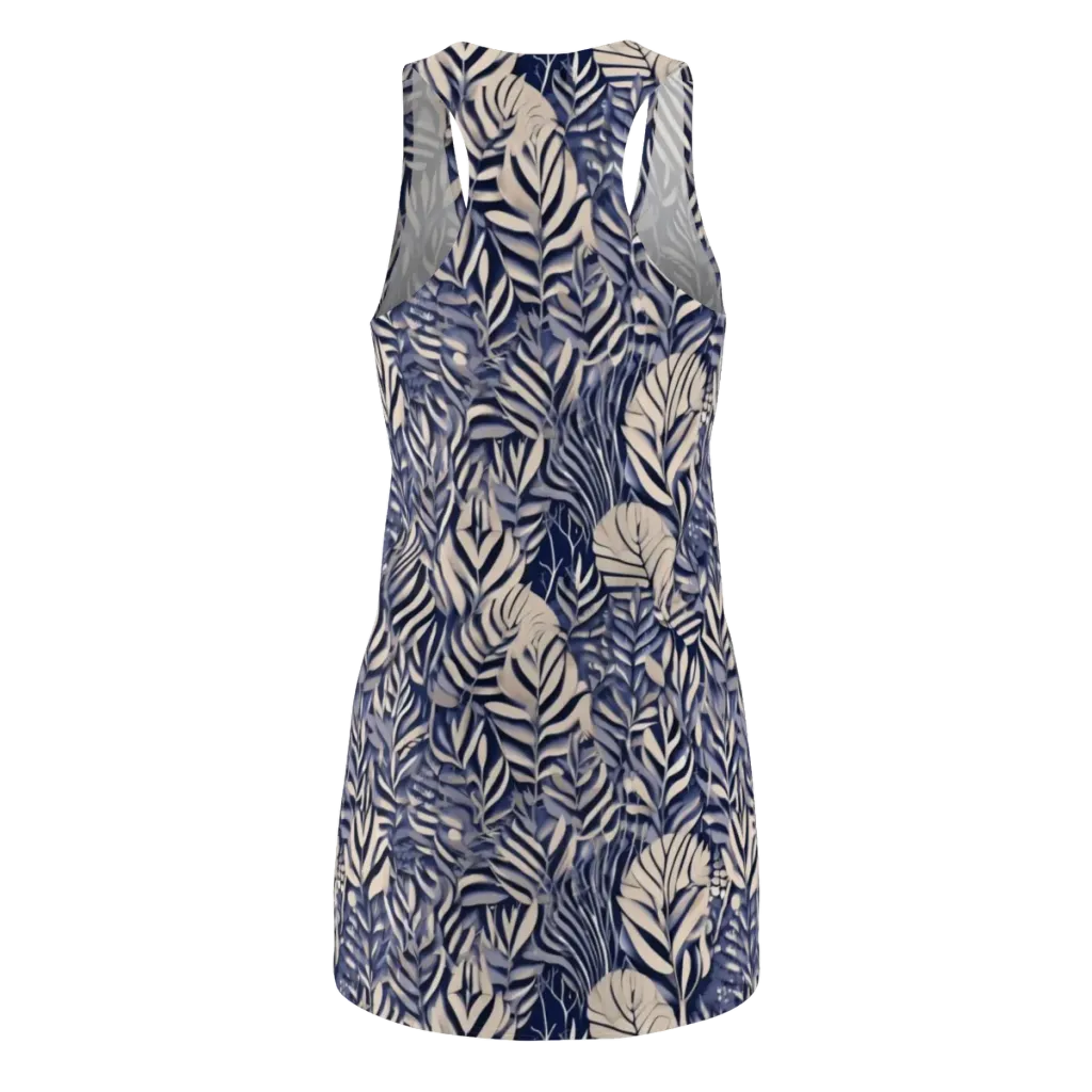 Moonlit Herbarium on Racerback Dress — Back