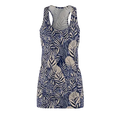 Moonlit Herbarium on a Racerback Dress