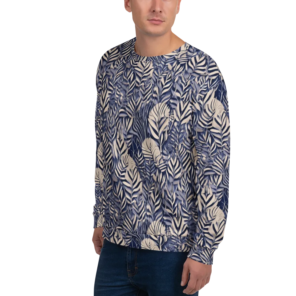 Moonlit Herbarium on Sweatshirt — Left Front