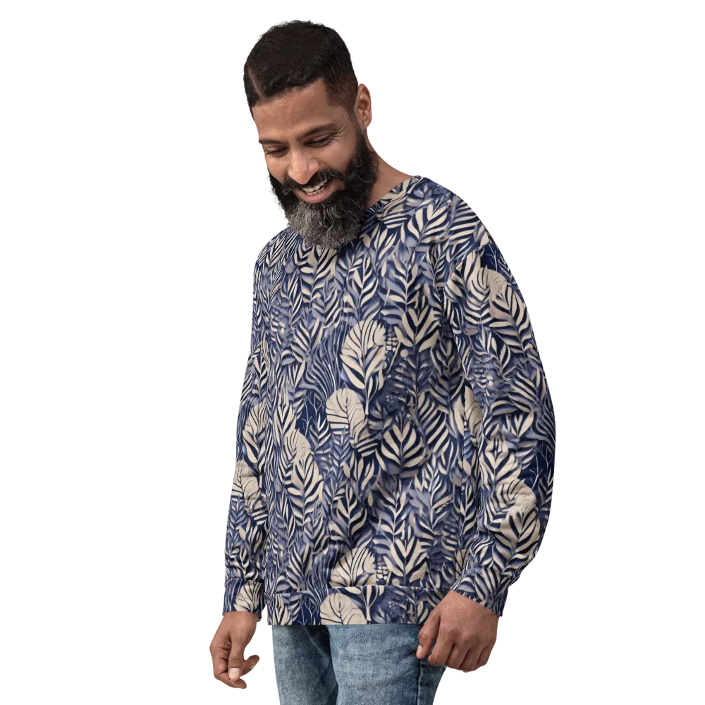 Moonlit Herbarium on Sweatshirt — Left Front