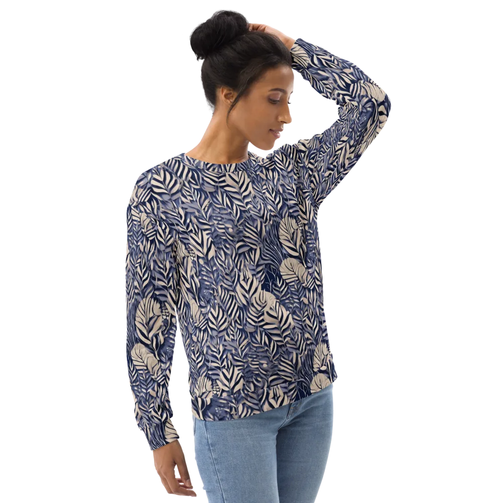 Moonlit Herbarium on Sweatshirt — Right Front