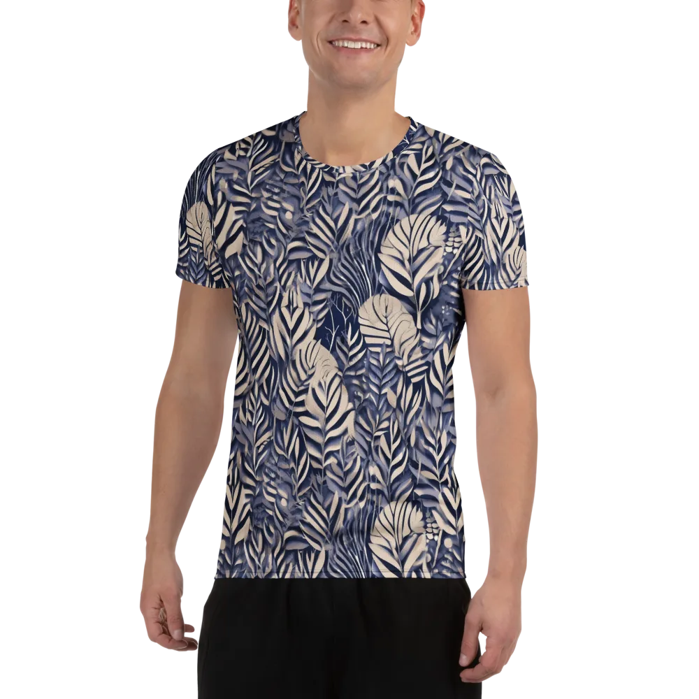 Moonlit Herbarium on Men's Athletic T-Shirt — Front