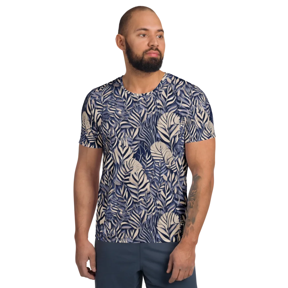 Moonlit Herbarium on Men's Athletic T-Shirt — Front