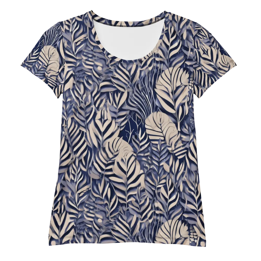 Moonlit Herbarium on Women's Athletic T-Shirt — Front