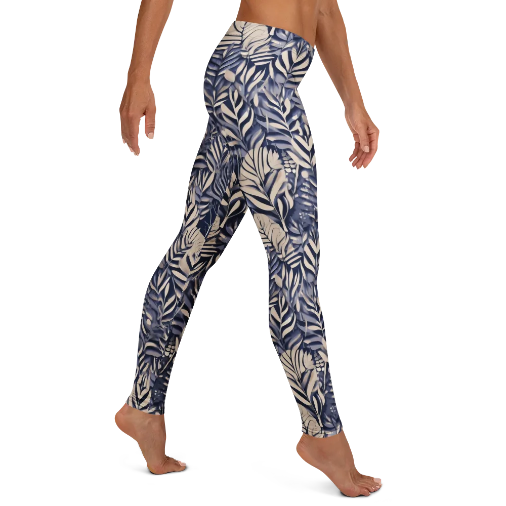 Moonlit Herbarium on Leggings — Right